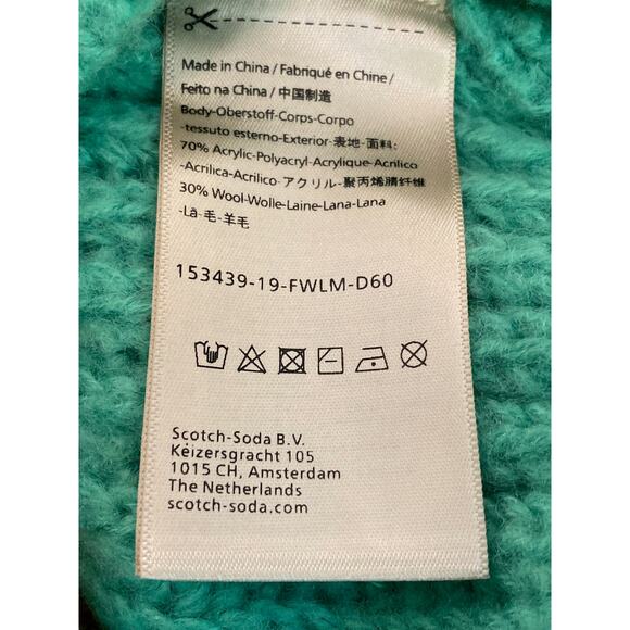 Bienvenue Maison Scotch & Soda Pullover Stripe Sweater Sz Small in Multi NWT - Picture 5 of 6